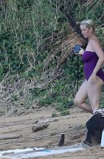 KATY PERRY in Swimsuit at a Beach in Hawaii 02/22/20212021