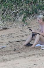 KATY PERRY in Swimsuit at a Beach in Hawaii 02/22/20212021