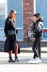 KAYA HALL and ANOUSKA SANTOS Out in Hale Cheshire 02/26/2021