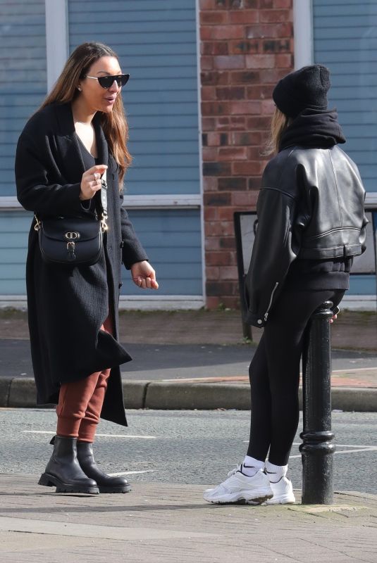 KAYA HALL and ANOUSKA SANTOS Out in Hale Cheshire 02/26/2021