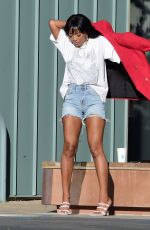 KEKE PALMER at Blue Bottle in Hollywood 02/21/2021