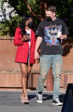 KEKE PALMER at Blue Bottle in Hollywood 02/21/2021