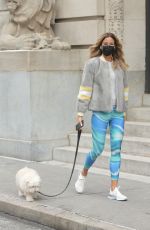 KELLY BENSIMON Out with Her Dog in New York 02/12/2021