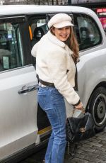 KELLY BROOK Arrives at Global Radio in London 02/04/2021
