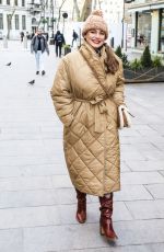 KELLY BROOK Arrives at Global Radio in London 02/10/2021