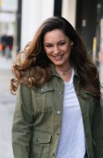 KELLY BROOK Arrives at Global Radio Studios in London 02/26/2021