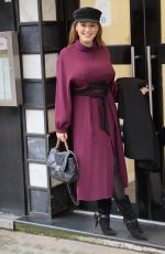 KELLY BROOK Arrives at Heart Radio in London 02/03/2021