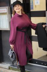 KELLY BROOK Arrives at Heart Radio in London 02/03/2021
