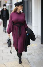 KELLY BROOK Arrives at Heart Radio in London 02/03/2021