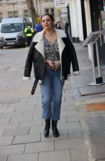 KELLY BROOK Out and About in London 02/23/2021