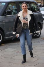 KELLY BROOK Out and About in London 02/23/2021