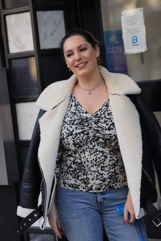 KELLY BROOK Out and About in London 02/23/2021