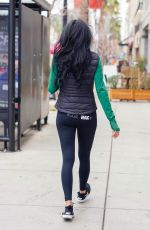 KELLY MAC Out for Coffee at Urth Cafe in Los Angeles 02/10/2021