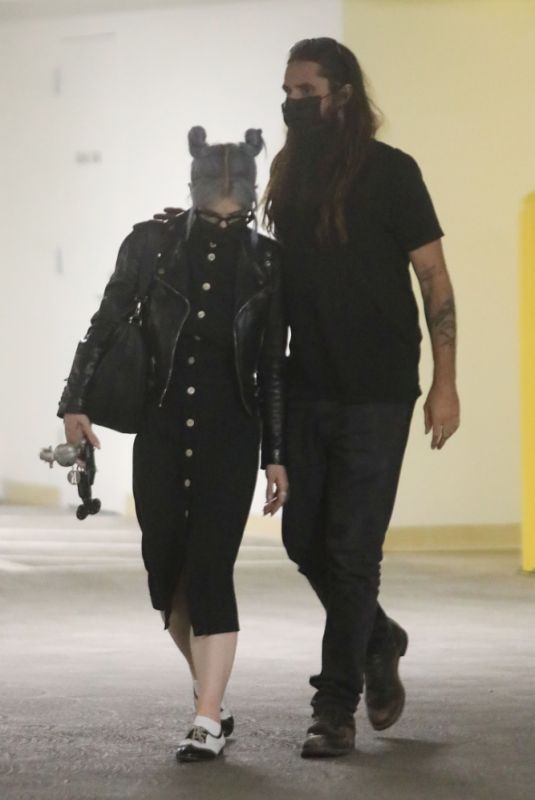 KELLY OSBOURNE and Erik Bragg Out in Beverly Hills 02/25/2021