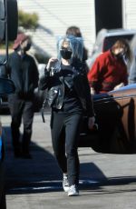 KELLY OSBOURNE and Erik Bragg Out in Burbank 02/12/2021