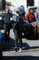 KELLY OSBOURNE and Erik Bragg Out in Burbank 02/12/2021