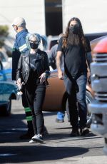 KELLY OSBOURNE and Erik Bragg Out in Burbank 02/12/2021