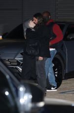 KELLY OSBOURNE and Erik Bragg Share a Kiss at Nobu in Malibu 02/16/2021