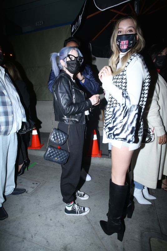 KELLY OSBOURNE and MADS LEWIS at Catch LA in Los Angeles 02/03/2021