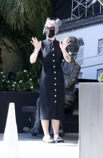 KELLY OSBOURNE Arrives at Hollywood Roosevelt Hotel 02/05/2021