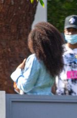 KELLY ROWLAND at a Photoshoot in Los Angeles 02/11/2021