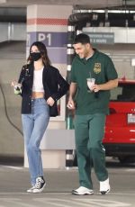 KENDALL JENNER and Fai Khadra Out in Los Angeles 02/26/2021