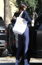 KENDALL JENNER Arrives at Pilates Class in West Hollywood 02/27/2021
