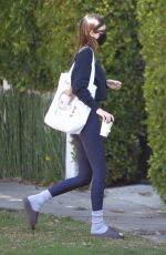 KENDALL JENNER Arrives at Pilates Class in West Hollywood 02/27/2021