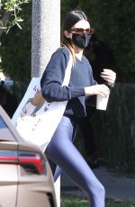 KENDALL JENNER Arrives at Pilates Class in West Hollywood 02/27/2021