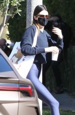 KENDALL JENNER Arrives at Pilates Class in West Hollywood 02/27/2021