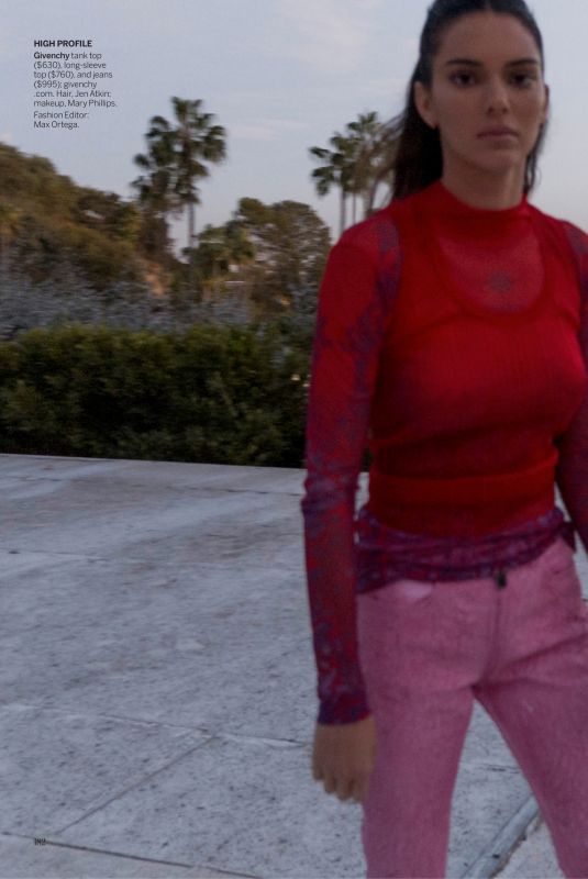 KENDALL JENNER in Vogue Magazine, March 2021