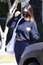 KENDALL JENNER Leaves Pilates Class in Los Angeles 02/27/2021