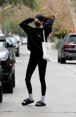 KENDALL JENNER Leaves Pilates Class in West Hollywood 02/01/2021