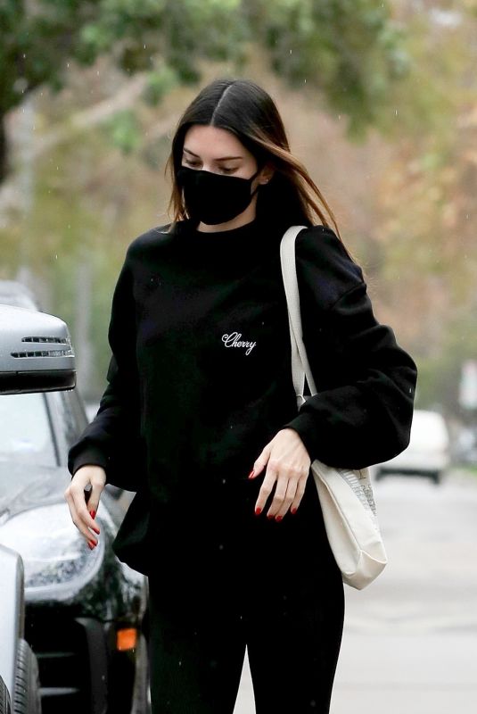 KENDALL JENNER Leaves Pilates Class in West Hollywood 02/01/2021