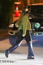 KENDALL JENNER Out Dinner in Los Angeles 02/10/2021