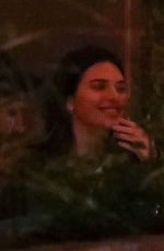 KENDALL JENNER Out Dinner in Los Angeles 02/10/2021
