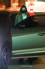 KENDALL JENNER Out Dinner in Los Angeles 02/10/2021