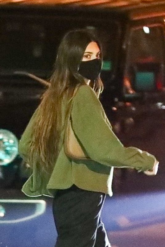 KENDALL JENNER Out Dinner in Los Angeles 02/10/2021