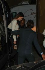 KENDALL JENNER Out for Dinner with HAILEY and Justin BIEBER in Los Angeles 02/19/2021