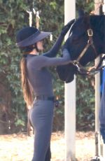 KENDALL JENNER Out Horseback Riding in Malibu 02/11/2021 
