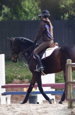 KENDALL JENNER Out Horseback Riding in Malibu 02/15/2021