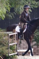 KENDALL JENNER Out Horseback Riding in Malibu 02/15/2021