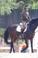 KENDALL JENNER Out Horseback Riding in Malibu 02/15/2021