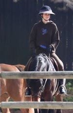 KENDALL JENNER Out Horseback Riding in Malibu 02/15/2021