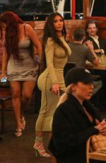 KIM and KOURTNEY KARDASHIAN, JEN ATKIN, STEPHANIE SHEPHER, LALA ANTHONY, JENNIFER MEYER and MAEVE REIL at Ladies Night in Beverly Hills 02/24/2021