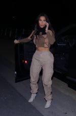 KIM KARDASHIAN night Out in Los Angeles 02/15/2021