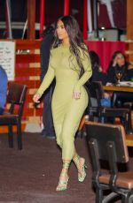 KIM KARDASHIAN Out for Dinner in Beverly Hills 02/24/2021