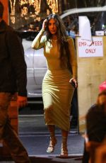 KIM KARDASHIAN Out for Dinner in Beverly Hills 02/24/2021