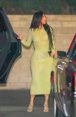 KIM KARDASHIAN Out for Dinner in Beverly Hills 02/24/2021