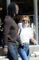 KIT HOOVER and Scott Evans at Alfred Coffee in Studio City 02/25/2021